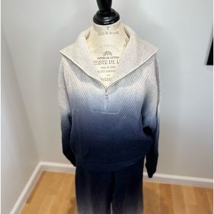 Cashmere two piece set.